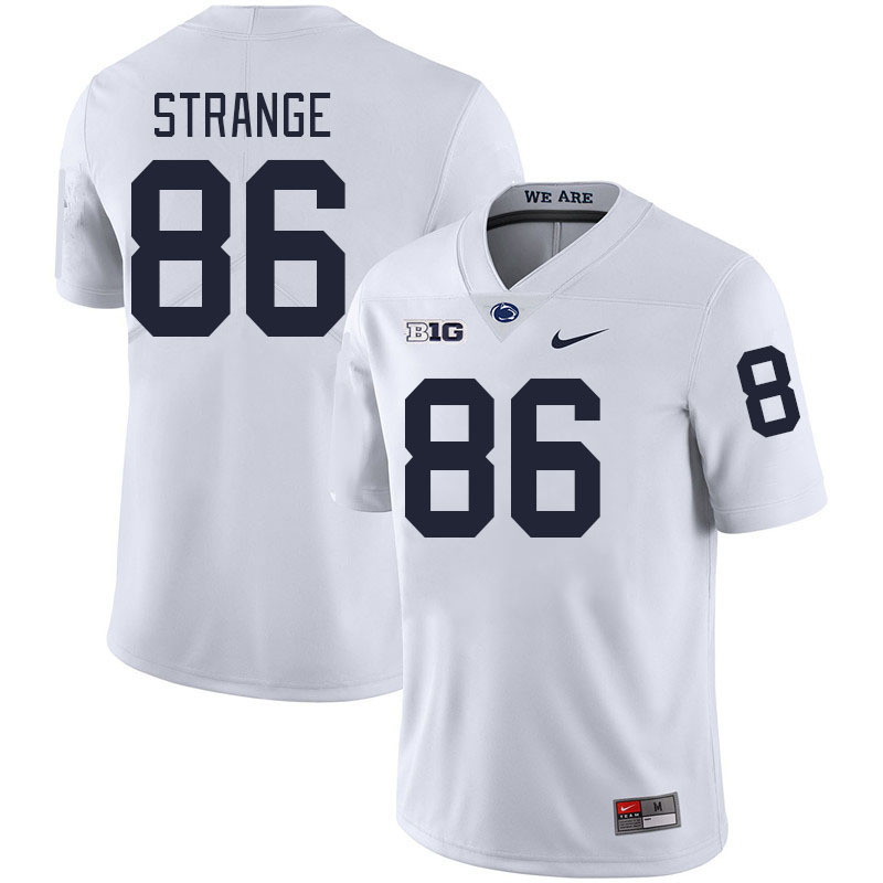 Penn State Nittany Lions #86 Brenton Strange College Football Jerseys Stitched Sale-White
